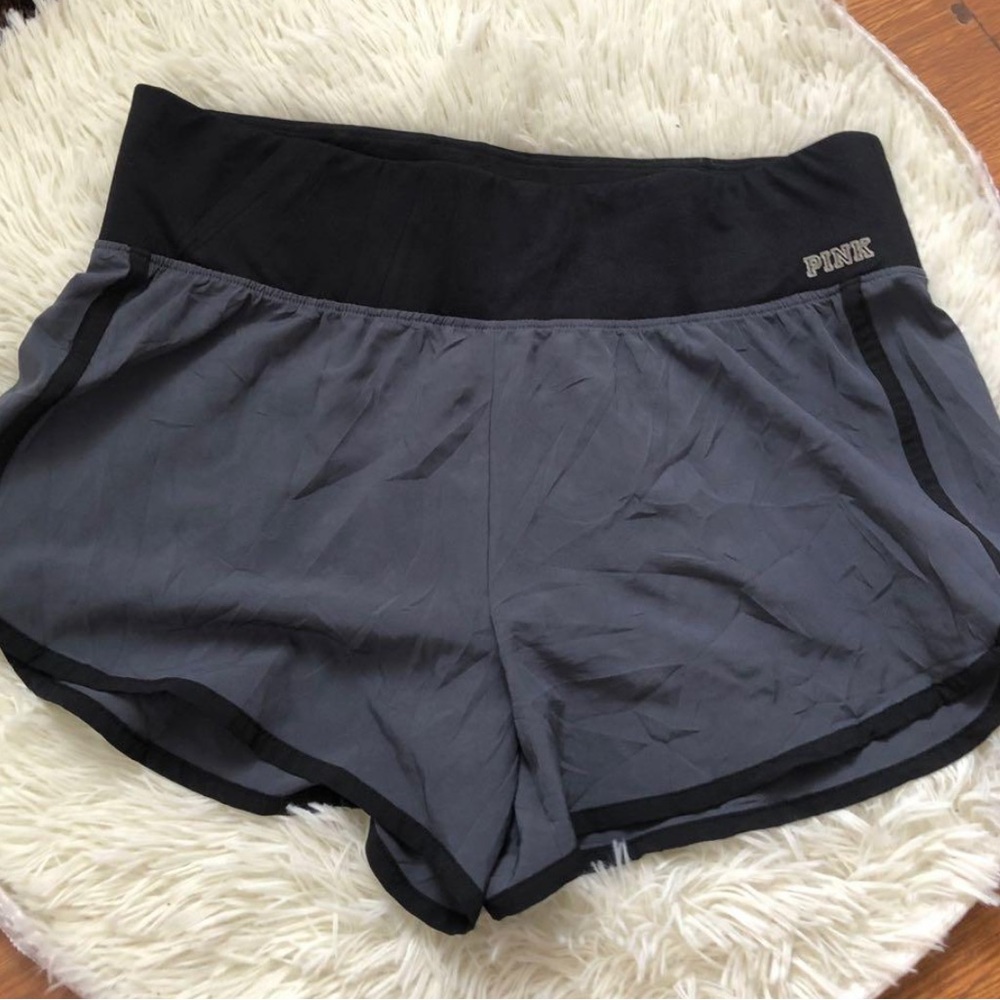 Victoria's Secret Black and Gray Athletic Shorts